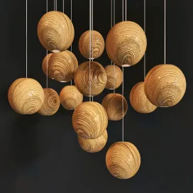 Tom Dixon Pendant Wood Light